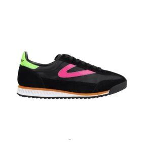 Tretorn Rawlins 10 Suede Black Neon Sneakers